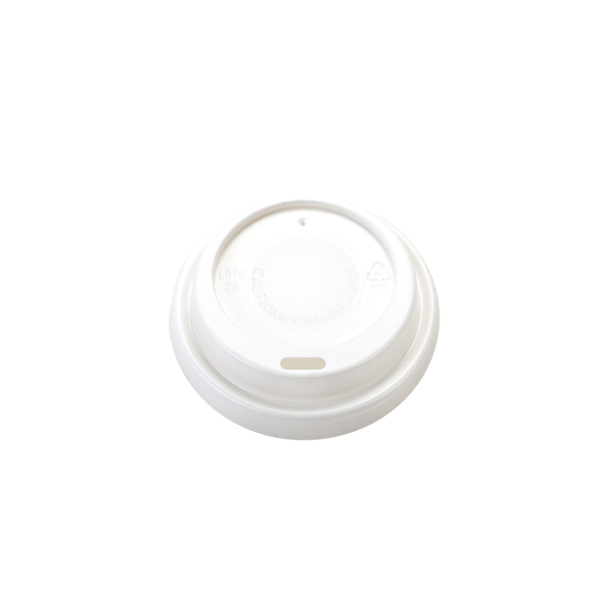 250 ml SIP Lid WHITE-Steamy Embossed [MCL250SPW-1