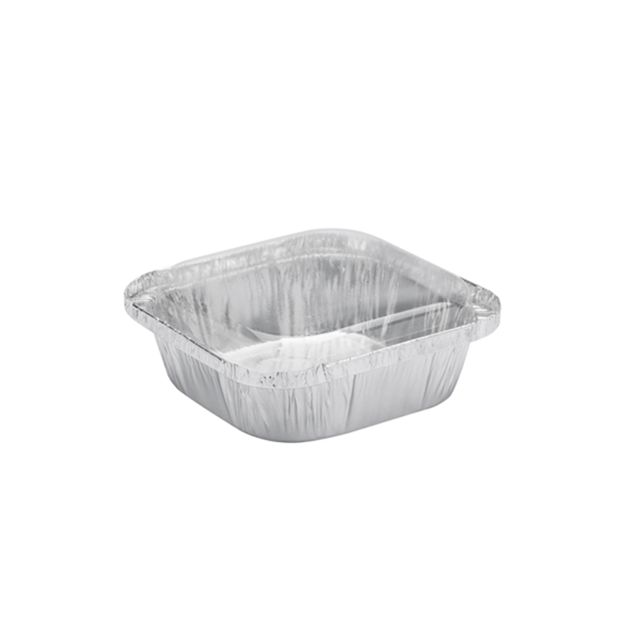 4173Al.Medium Lasagne container&clr.Lid COMBO560ml