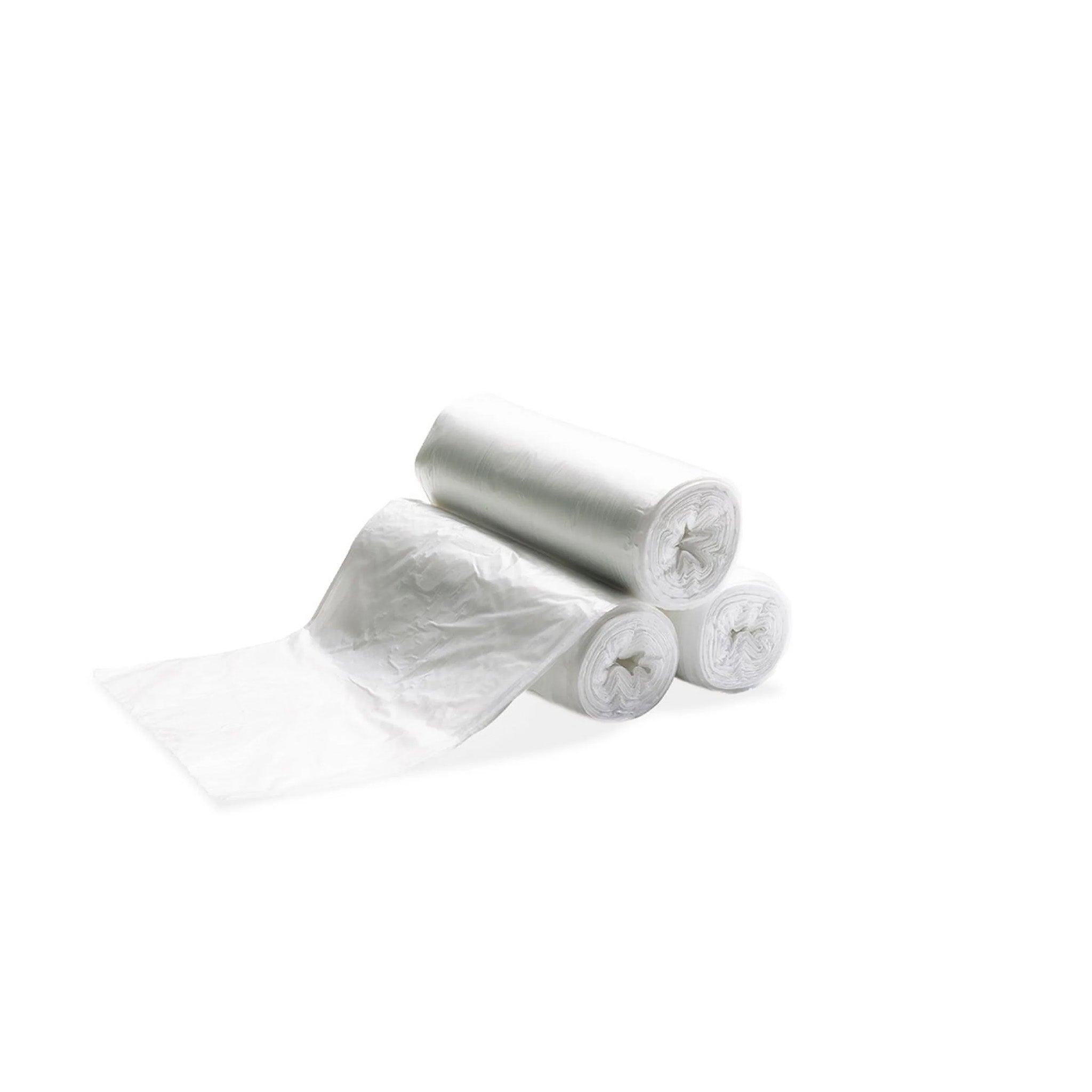 REFUSE BAGS CLEAR 65(20+20)X130X30Mic