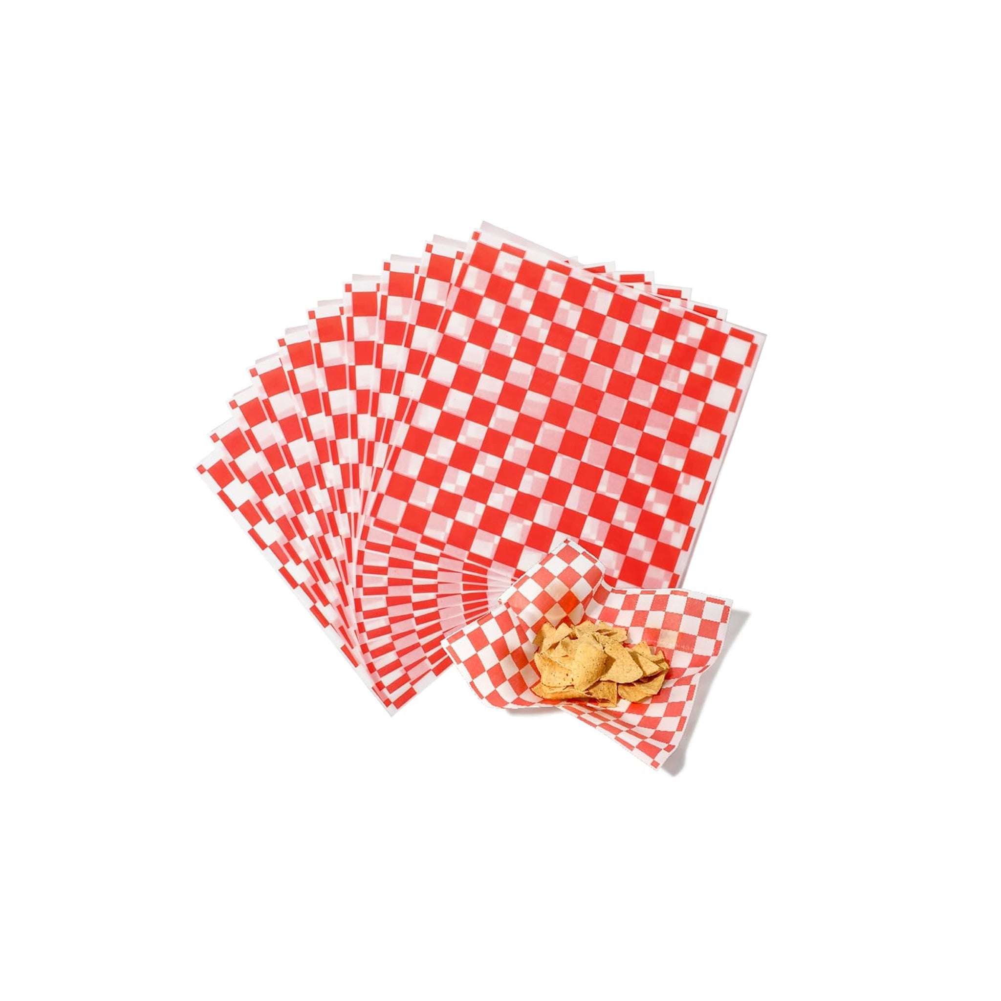 Deli Wrap RED Stripe 330x400 Pack/3500[DELI/WRAP/3