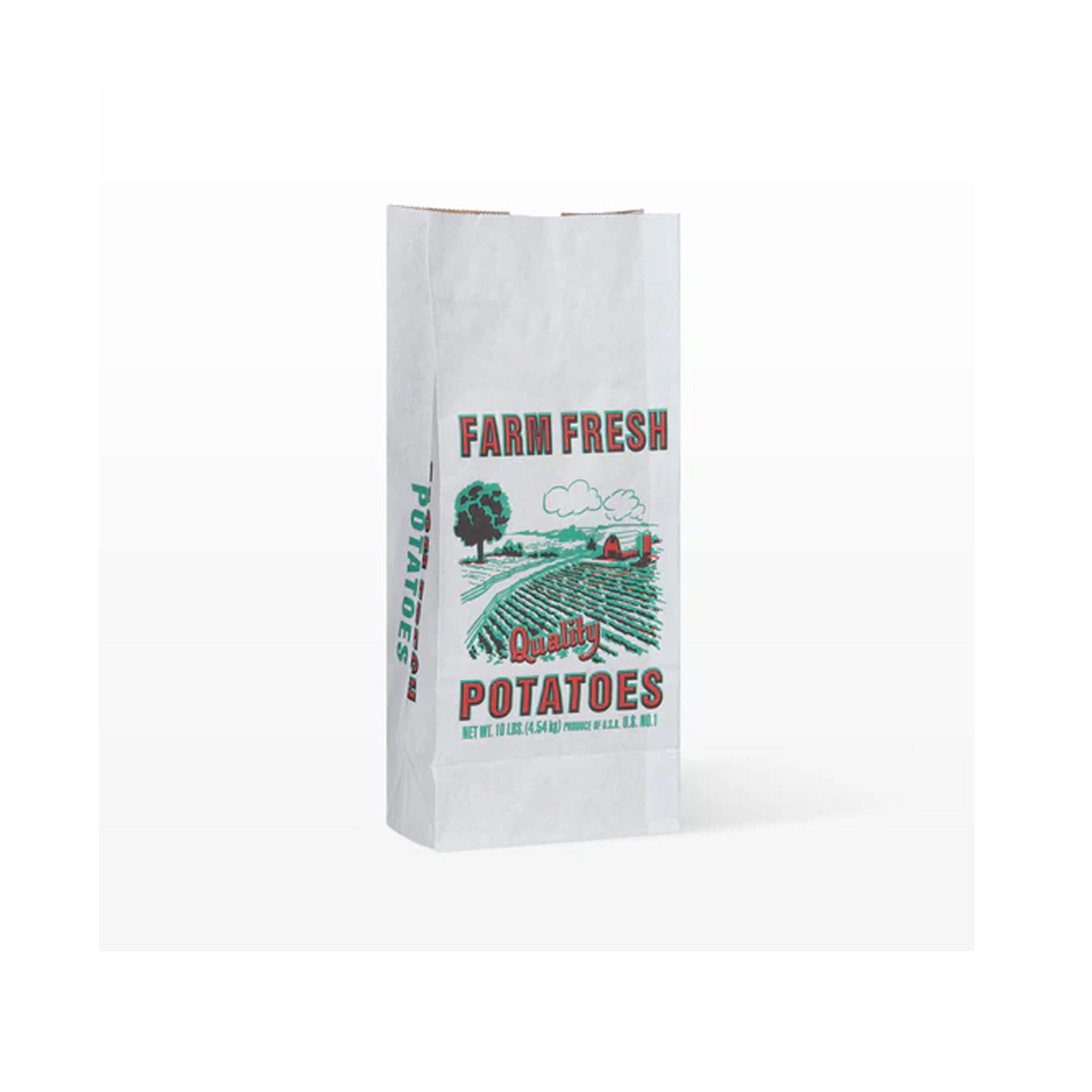 Potato Paper Bag WHITE 7 kg. + wire tie