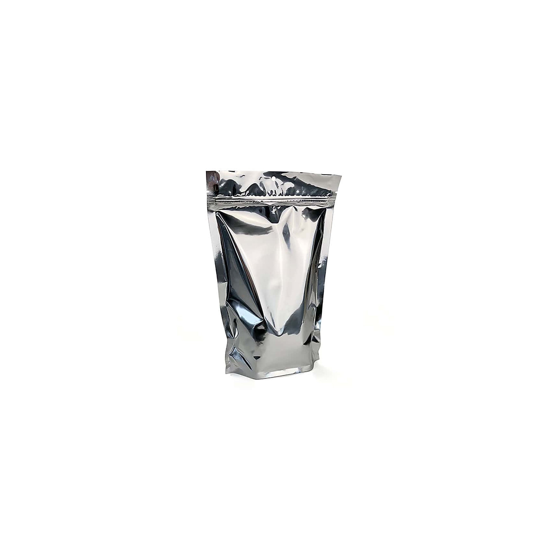 SILVER METALISED POLY BAG 130+80*330mm