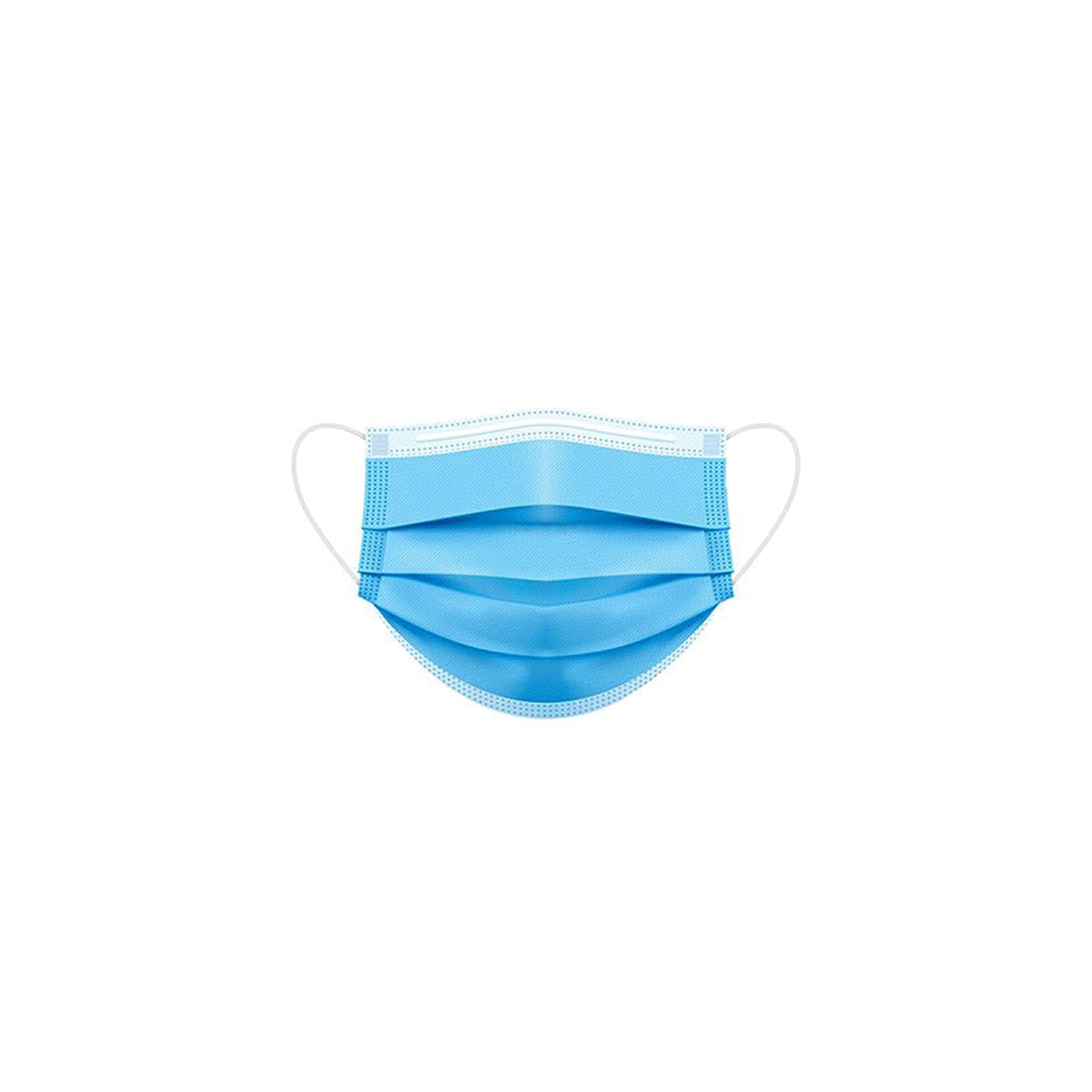 Face Mask BLUE 3 Ply 50s [non woven fabric]On Spl.