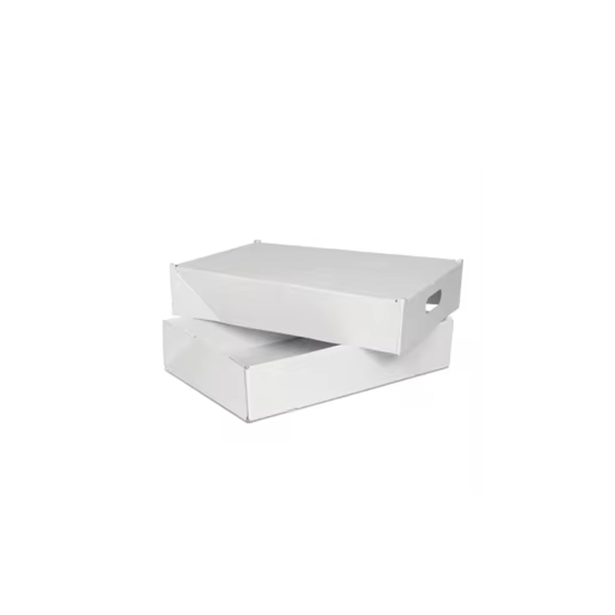 5 KG. FROZEN PIE BOX, WHITE [B65W]