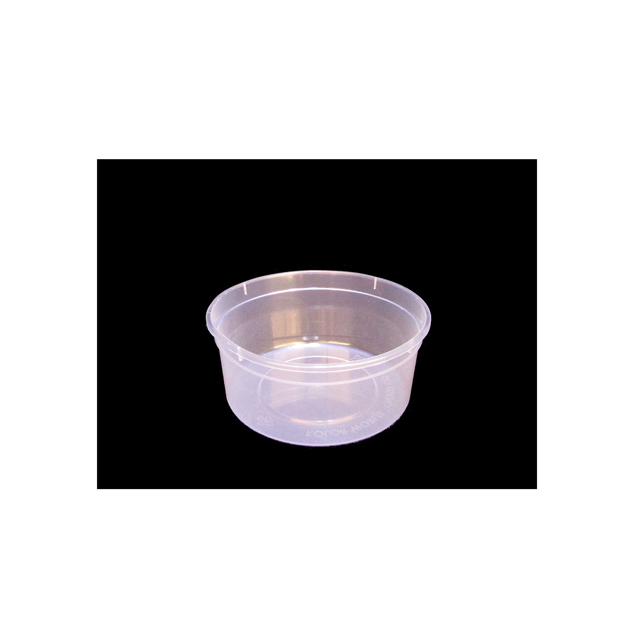 350ml Clear Round Tub Microwaveble[FR08]-Lid CT014