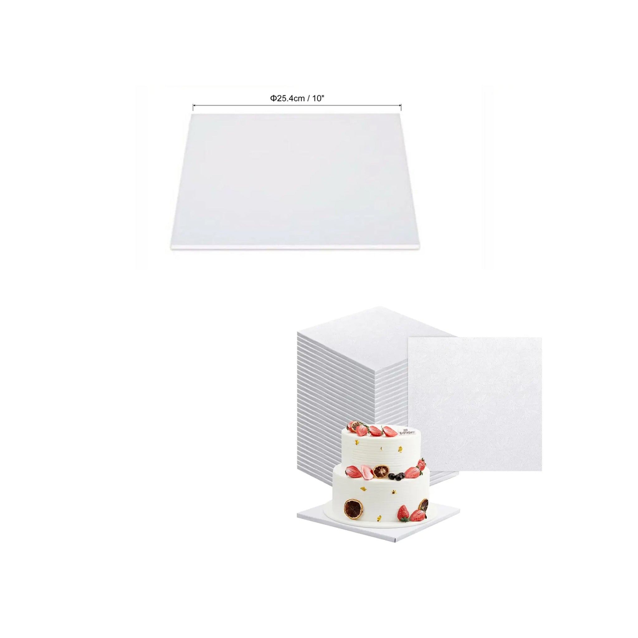 Cake Board Thin Square 8" [KNS200] 40 Pack