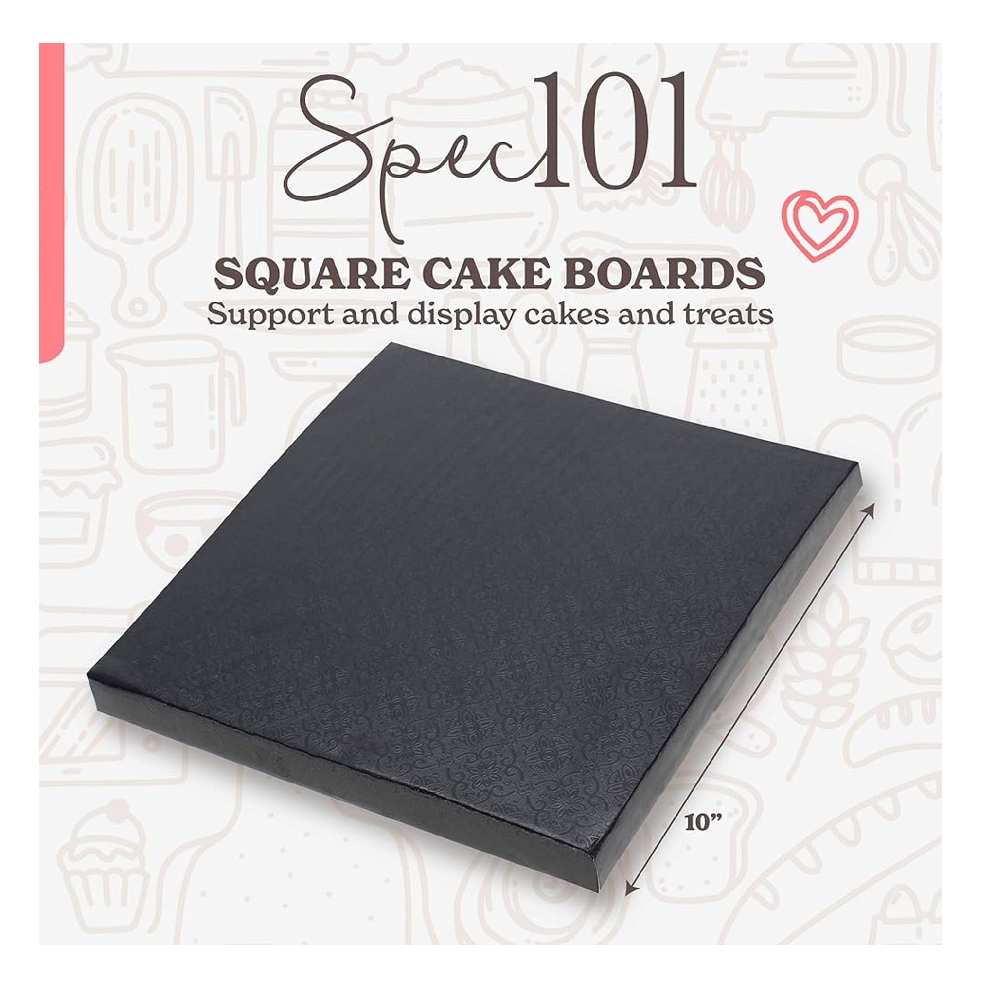 BK104R CAKE BASE BLACK FITS 101