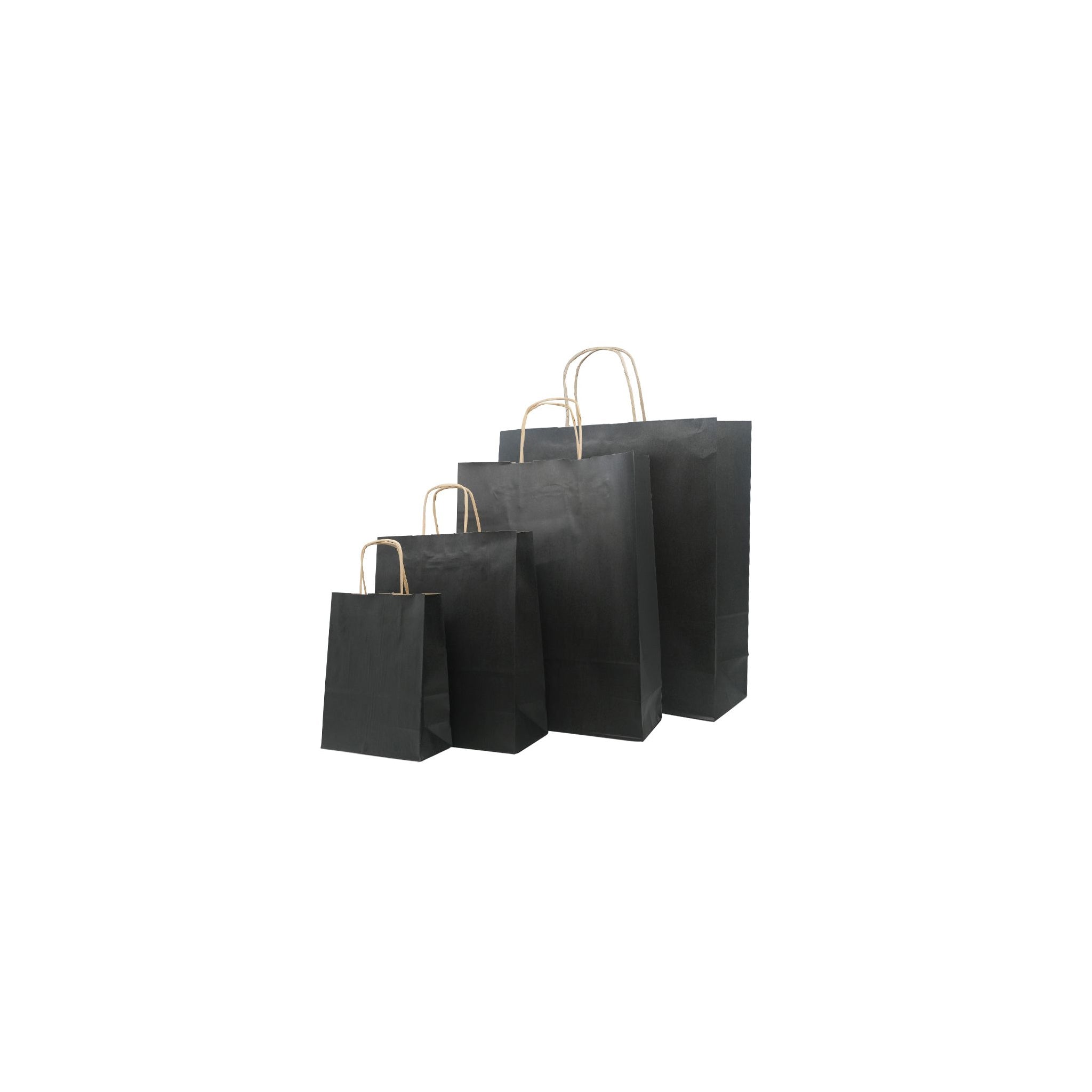 Paper Bag Black (340x300x140) [ECO023007]50x5pack