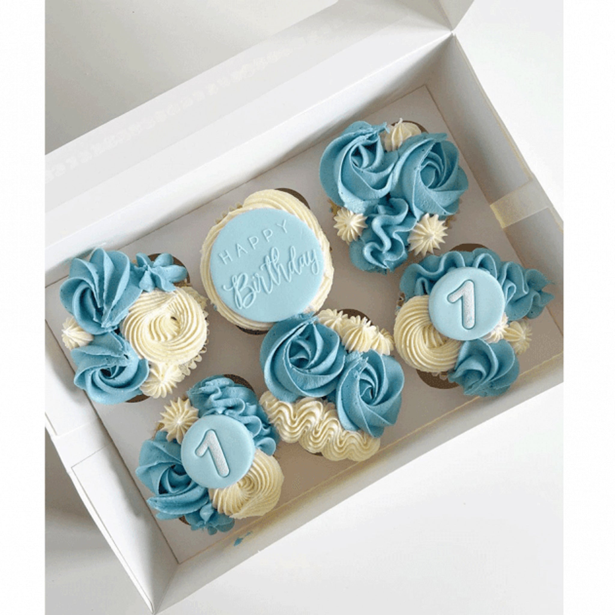 Window Box 6 cup Muffin Plain [MUF6]+platform