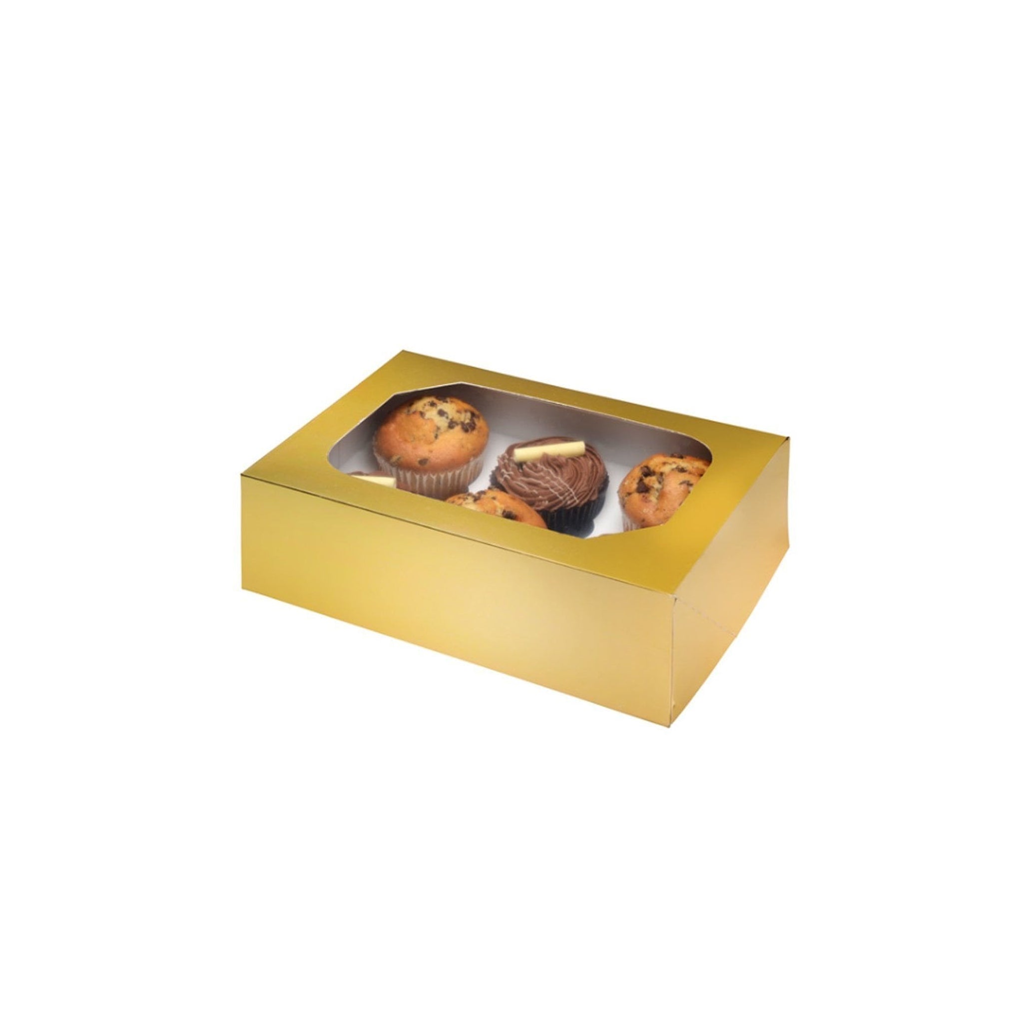 Window 6 Muffin GOLD with P/form [MUF6-GLD]