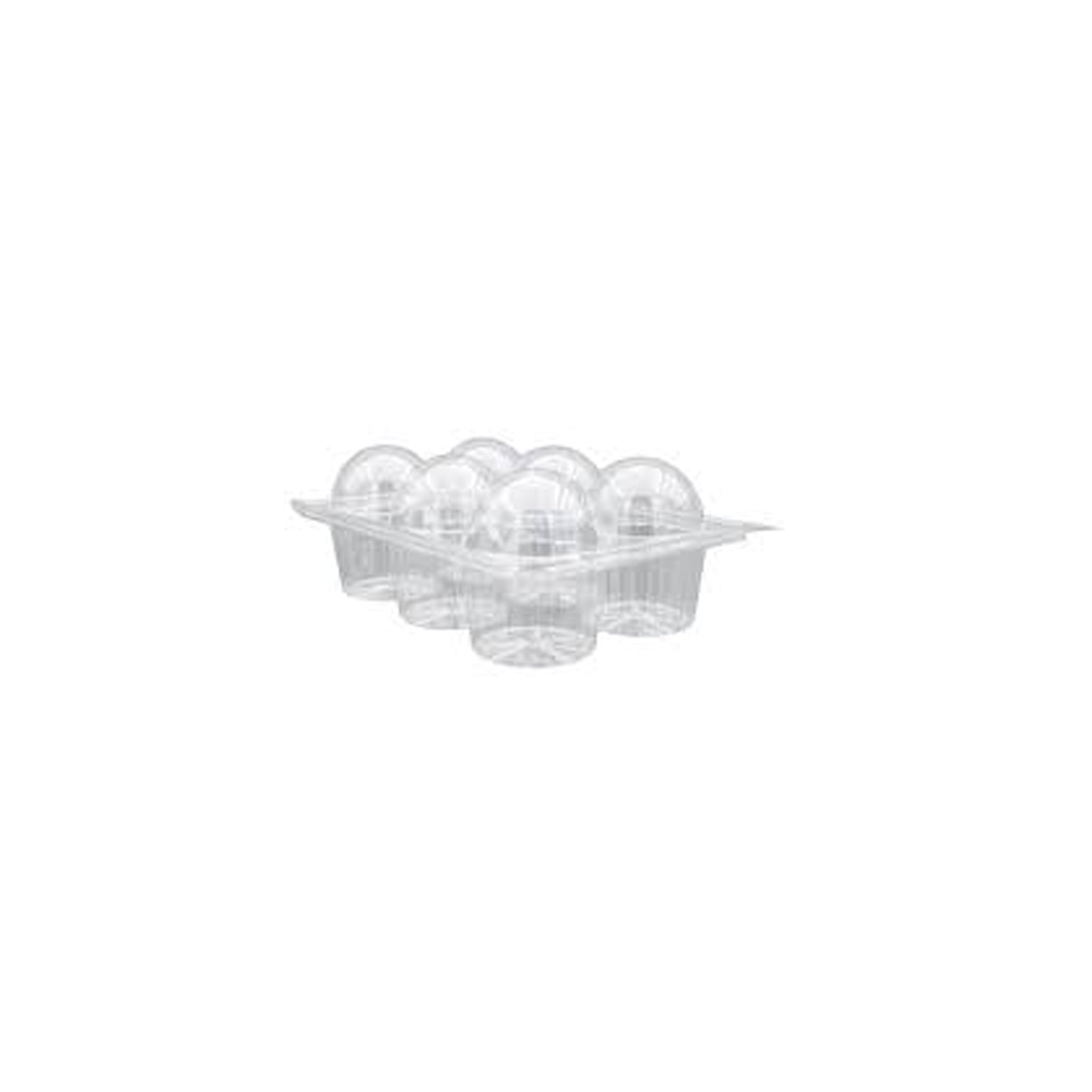 Muffin FOLDOVER 6 UP Clear[RP-MF06] 240x165x60 