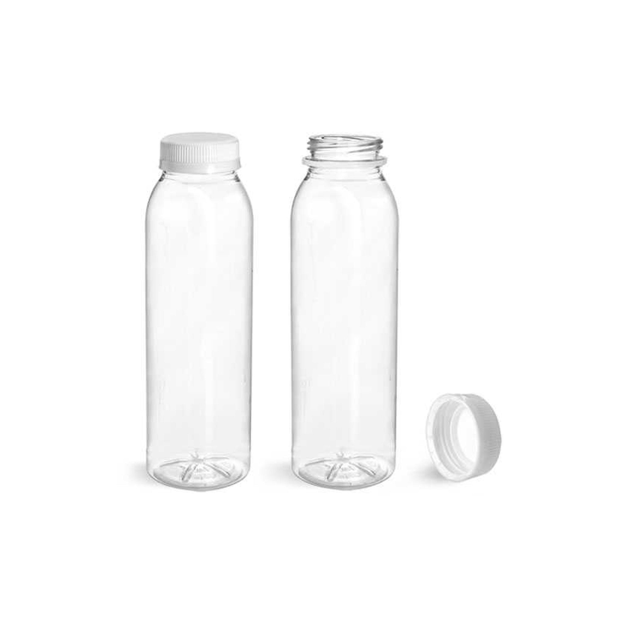 250 ml Bottle clear + lids