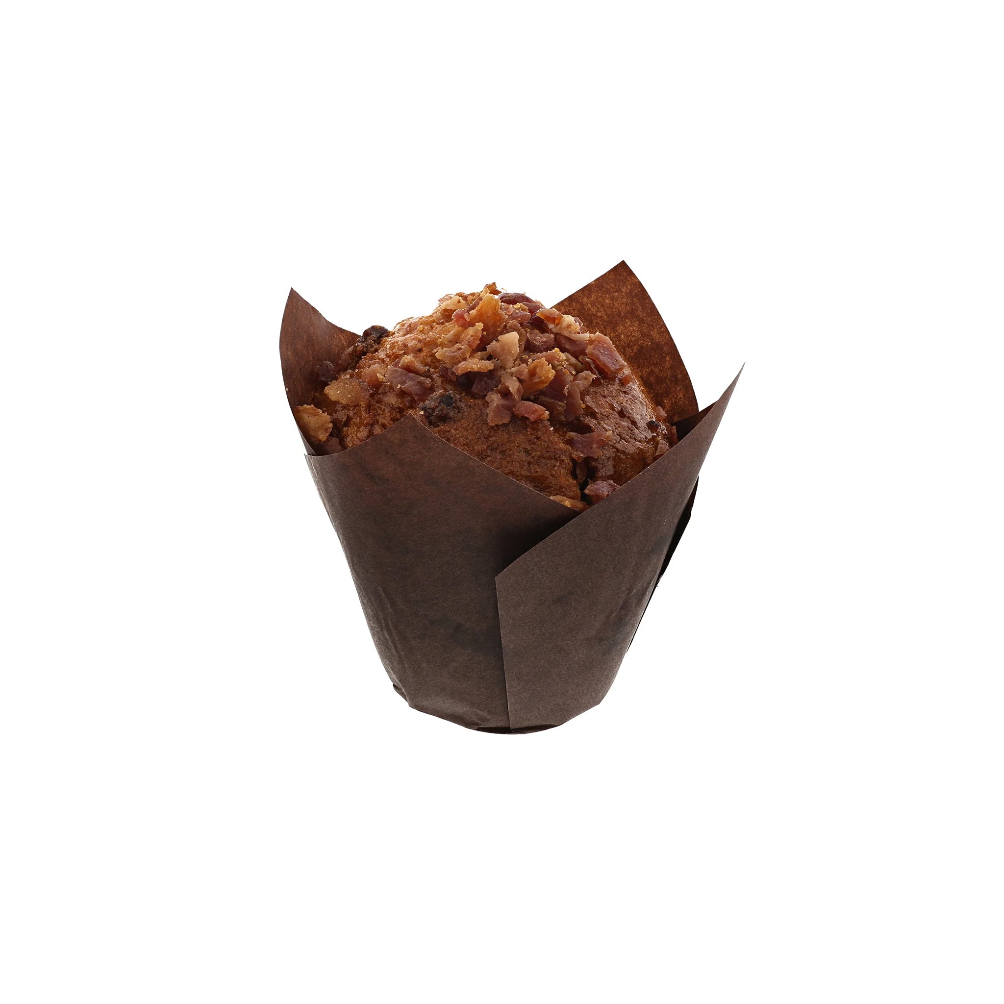 Muffin TULIP Cups 175x175x50mm Brown[DOYH17]