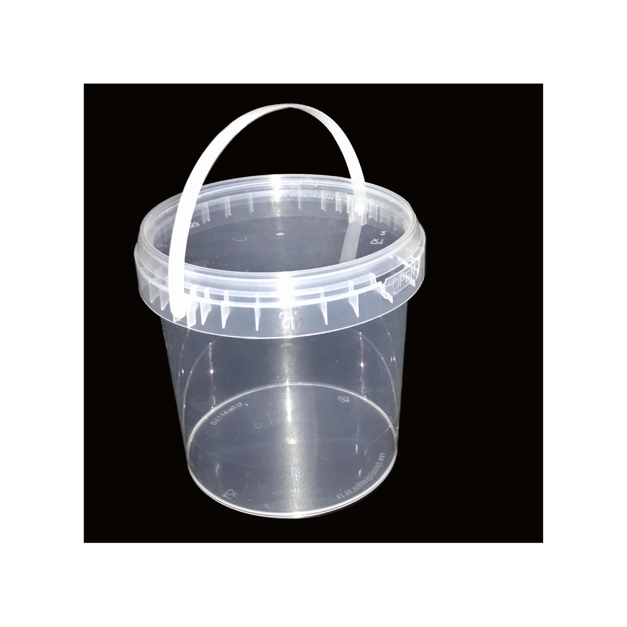 25 Litre Alpha WHITE Bucket & Lid [755]