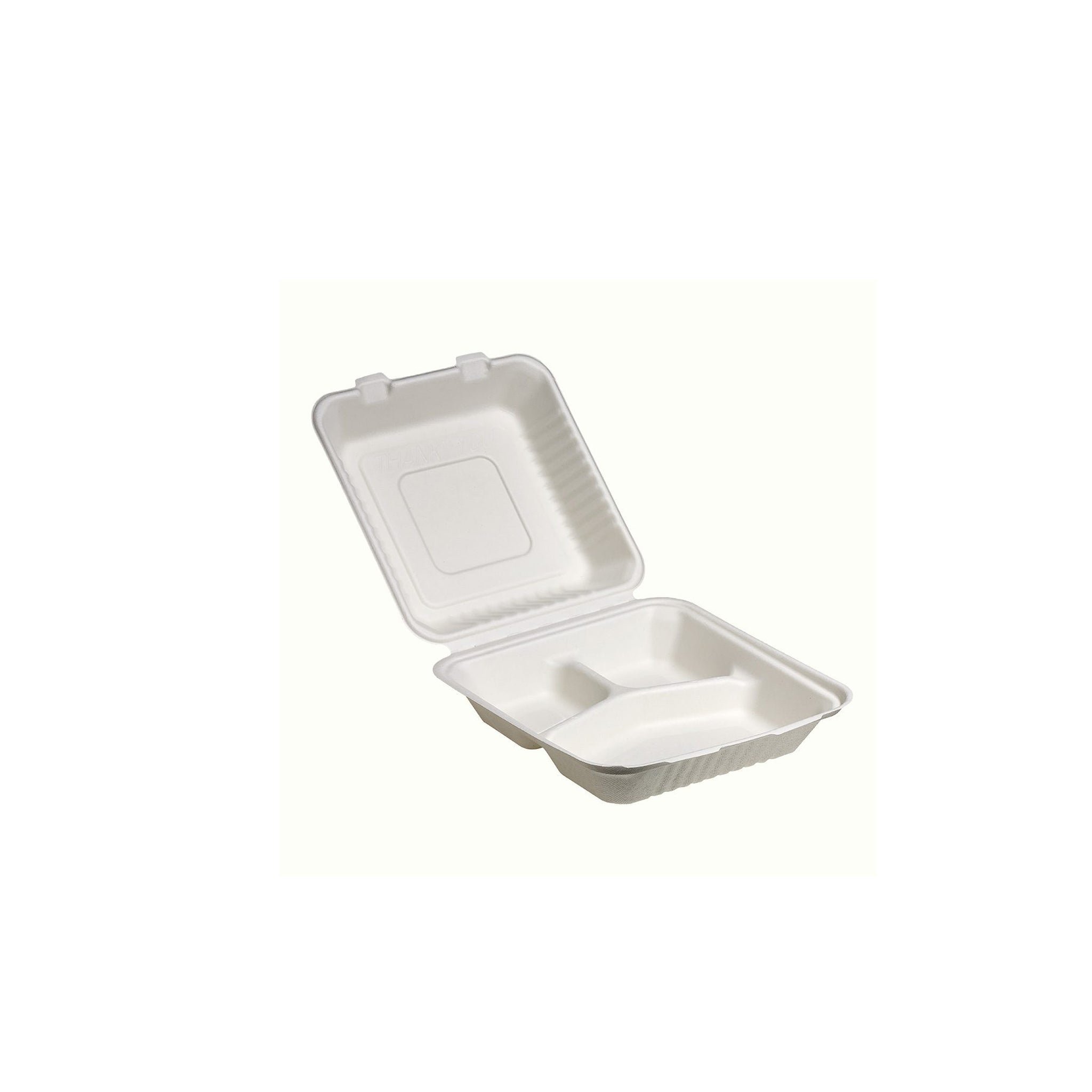 SUGAR CANE 3 Compartment Meal Box[MCB003DIV] 