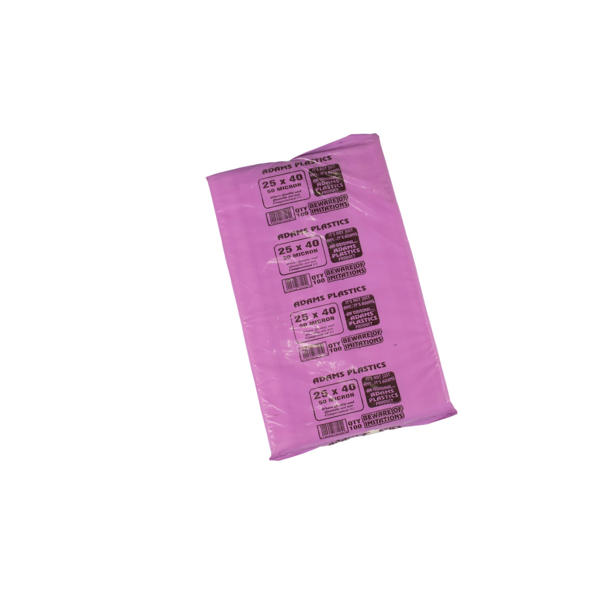 CLEAR BAG 25X40 50MIC.
