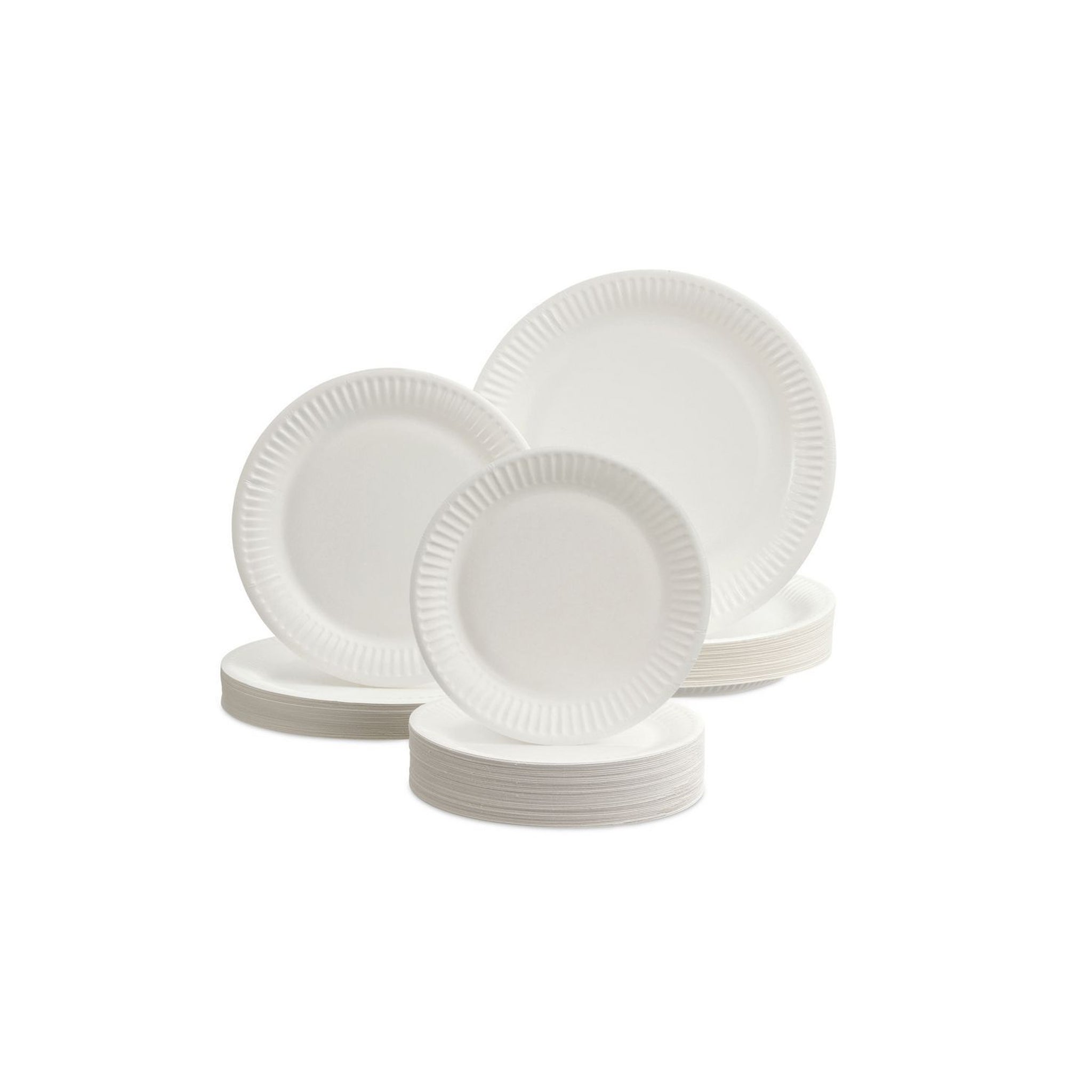 Paper Plate 230 mm White[1801000025]