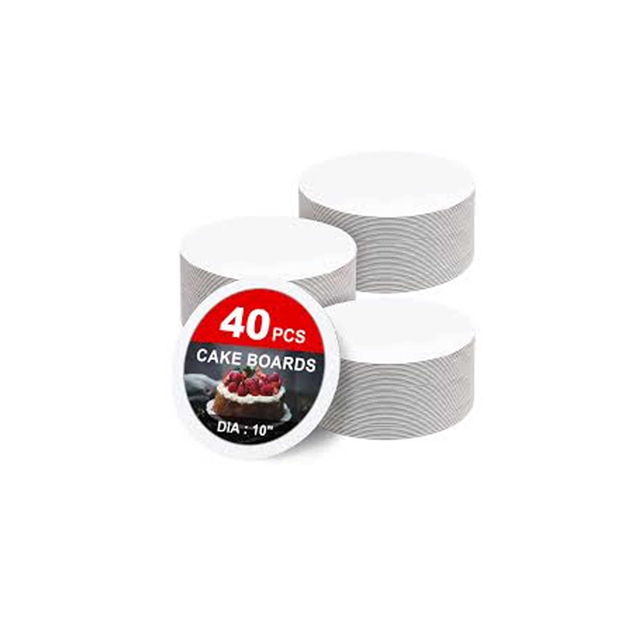 Cake Board THIN Round 10" [Pack of 40]KNR254