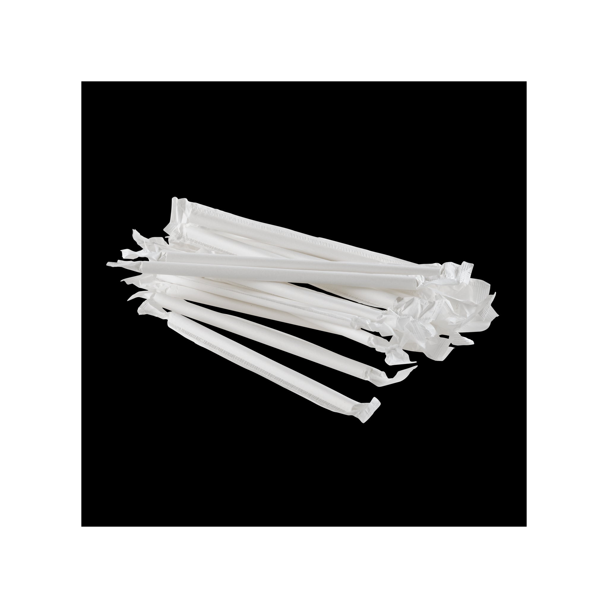 Straw PAPER White 8mmX195mm[4x500s]201000034