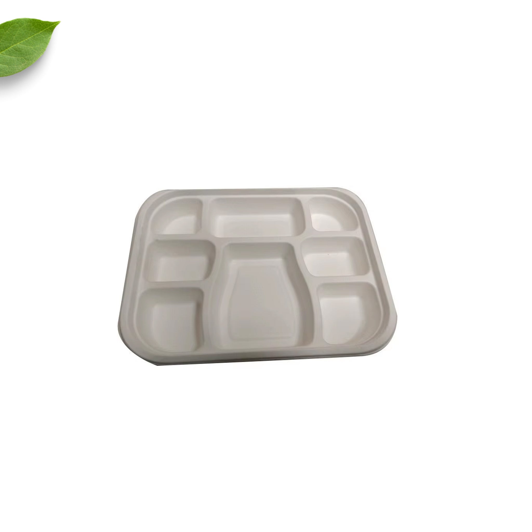8 Div Meal Tray 995ml  BAGASSE [20x25]