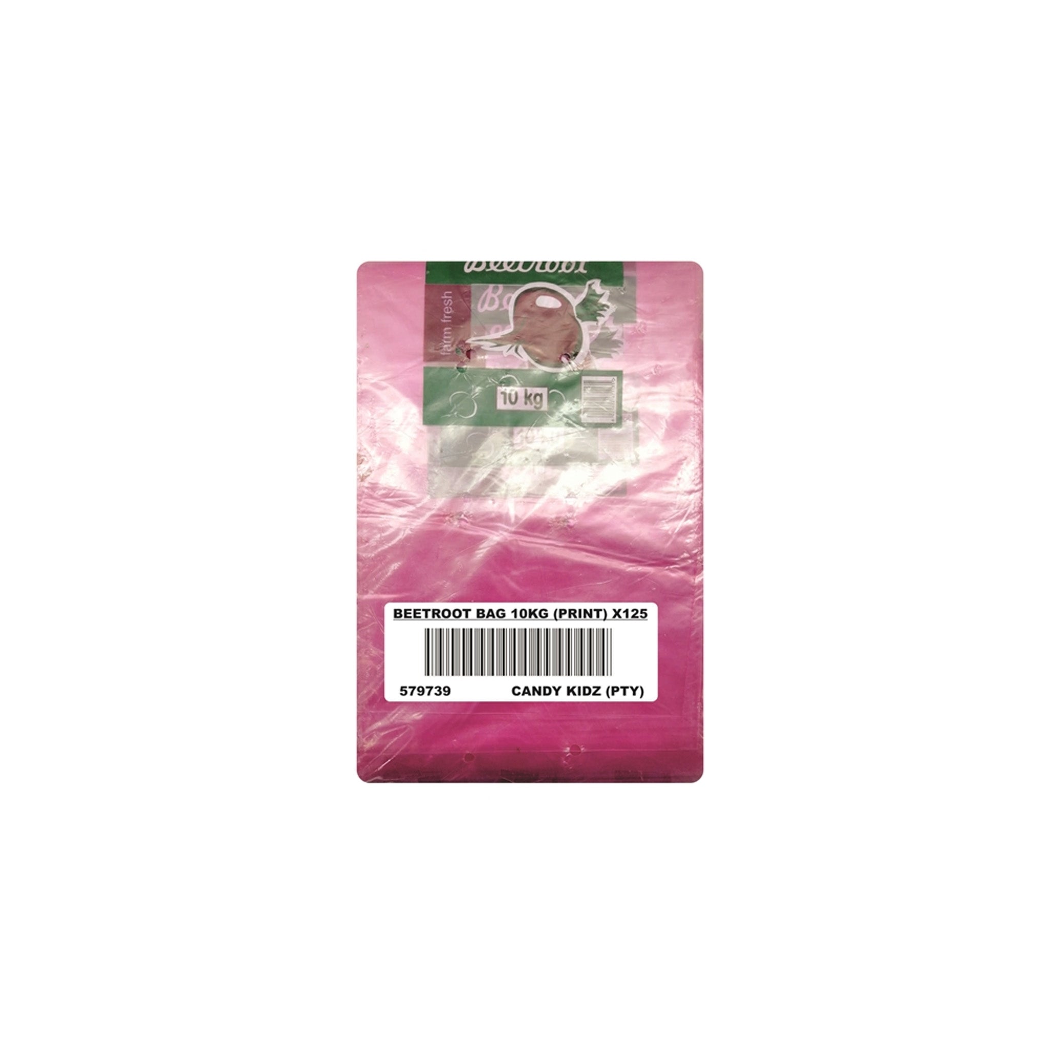Clear Bag 38.5x80cmx50mic.-4Punch[Beetroot 10kg]