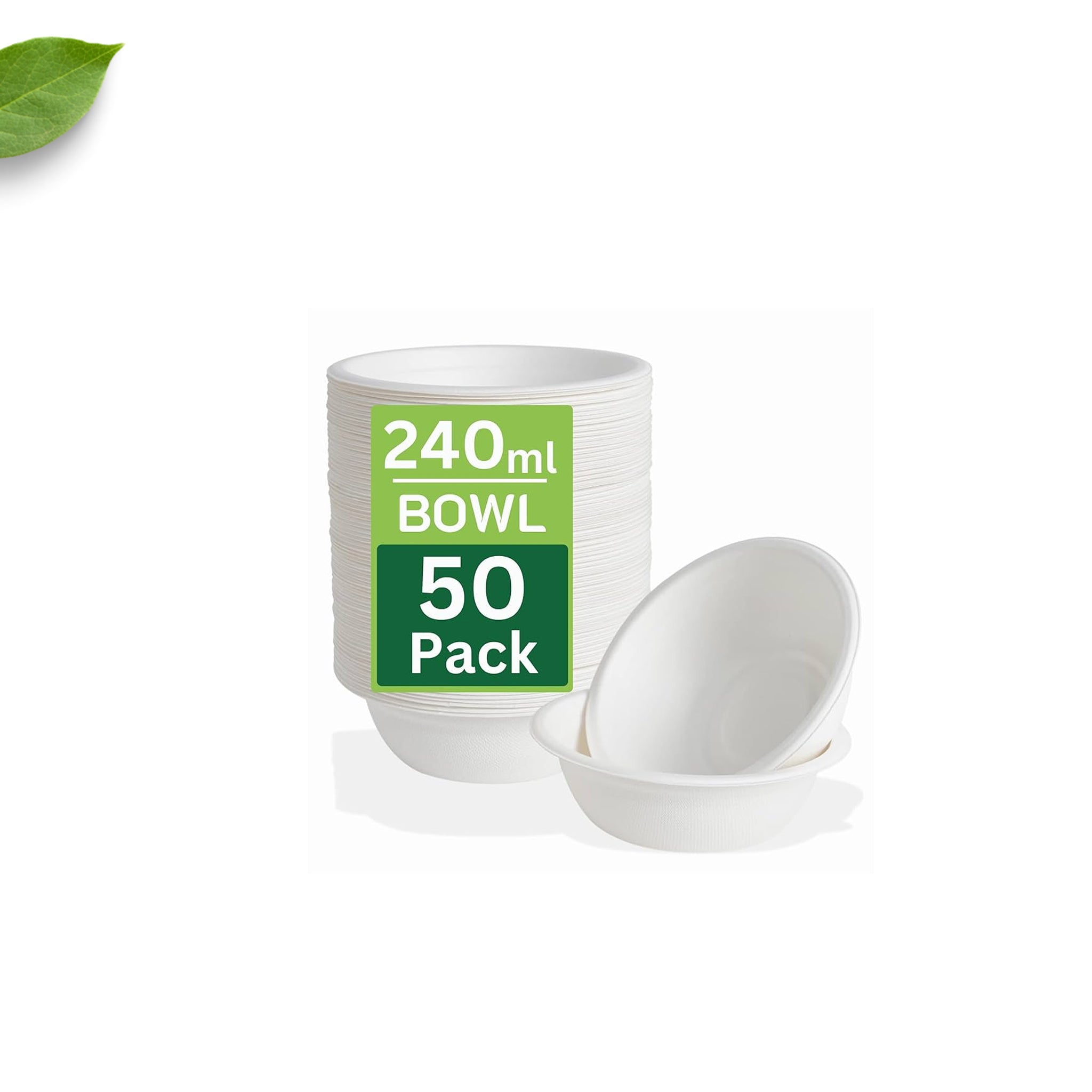 240ml (8Oz) Bowl BAGASSE [50x20 pack]