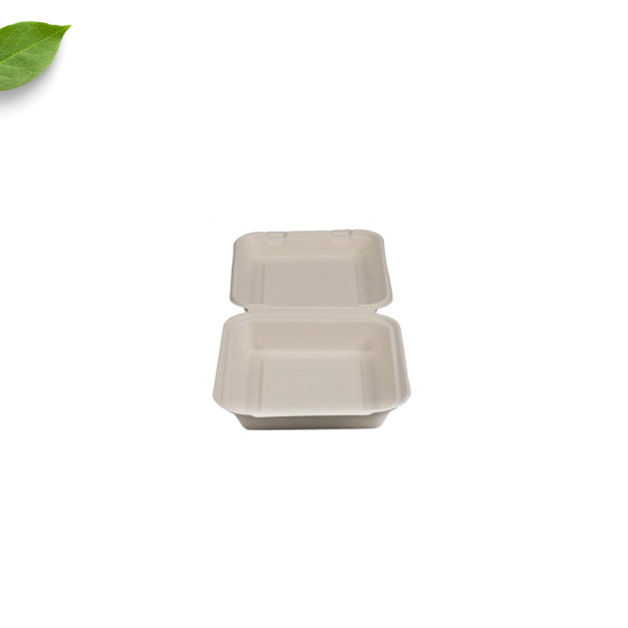 Clamshell 400ml 153x150x43mm BAGASSE