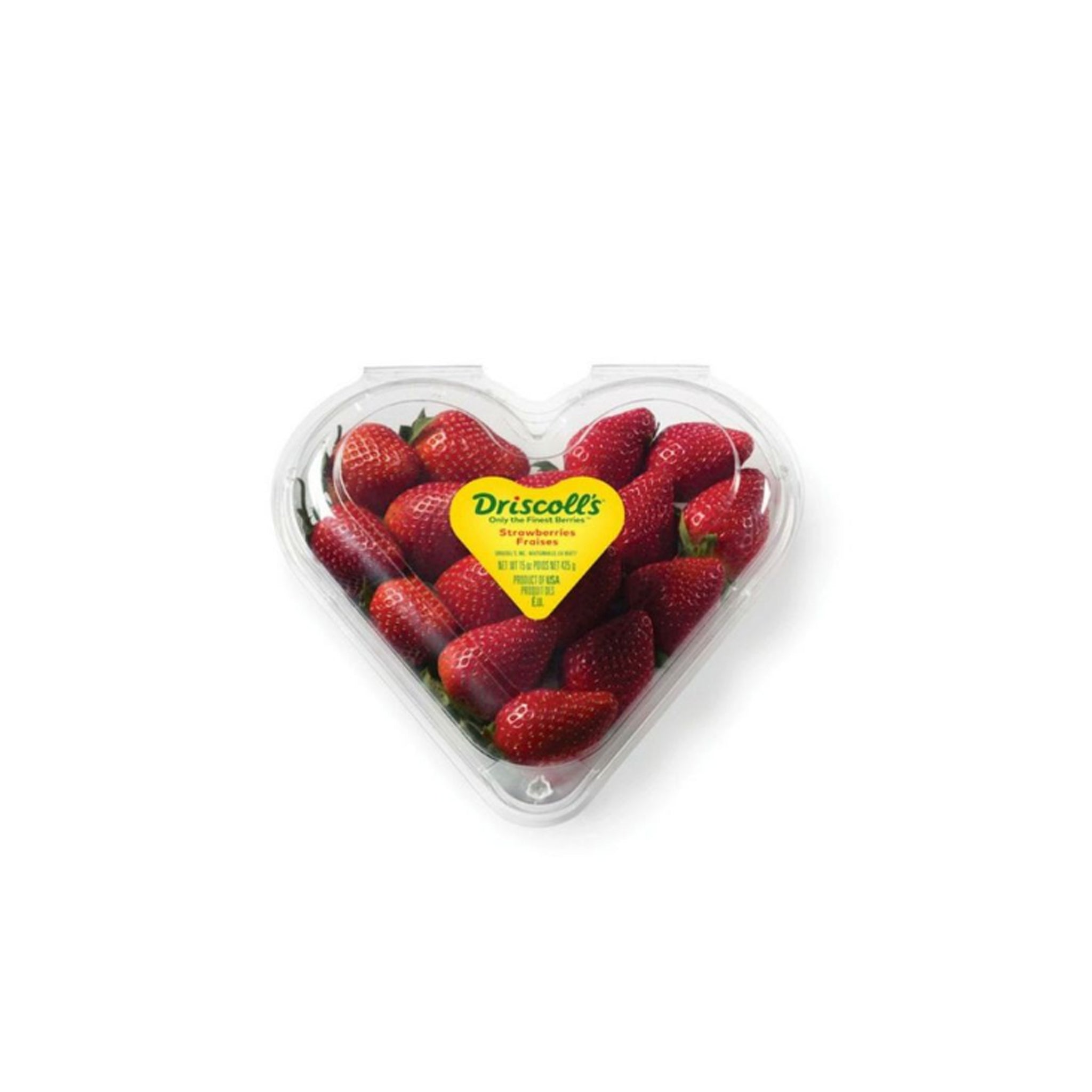 Strawberry Clamshell HEART shape [MPV149]