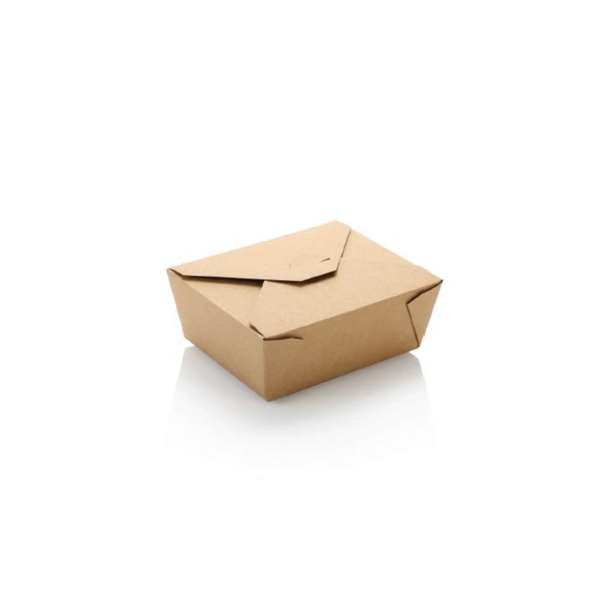 Lunch Box 1 Kraft 800ml[DB800]50pc x 4sl.