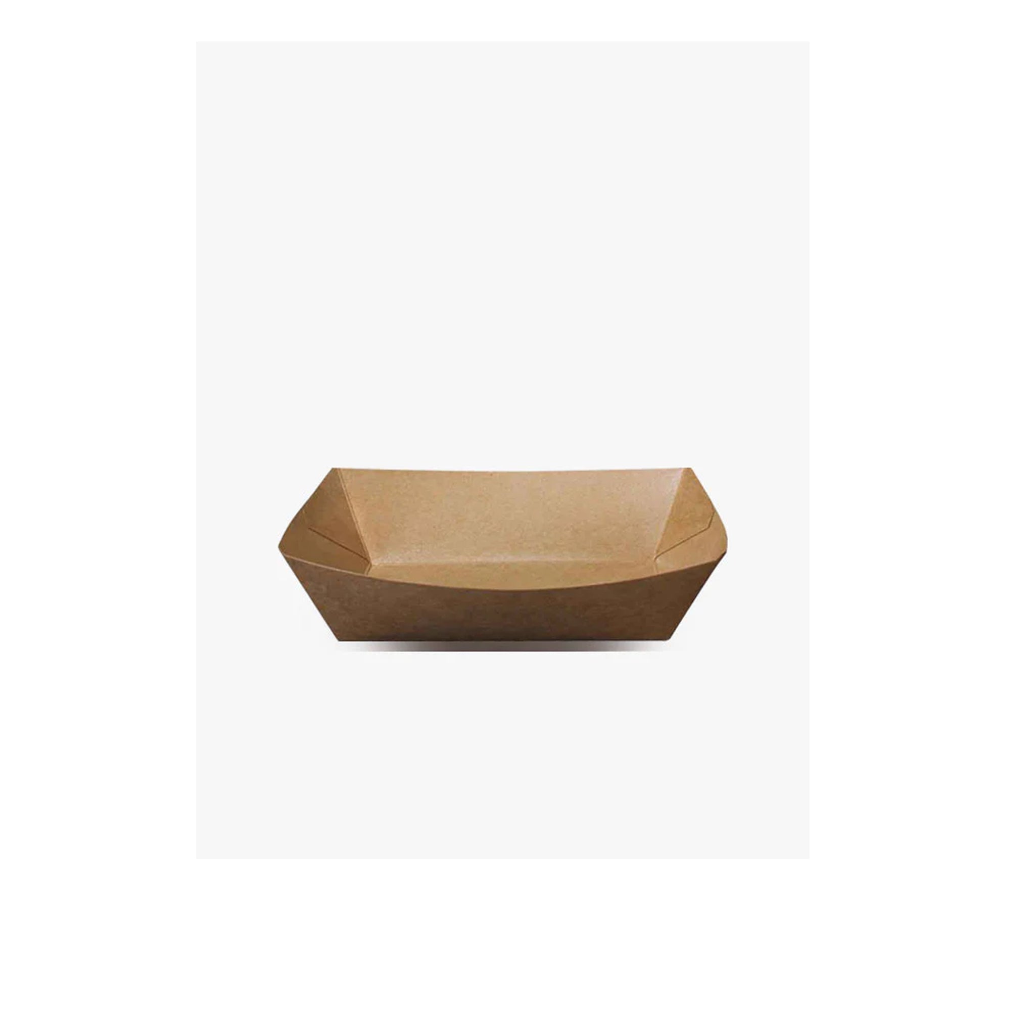 Boat Tray 500ml Brown Eco [50x10 pack]