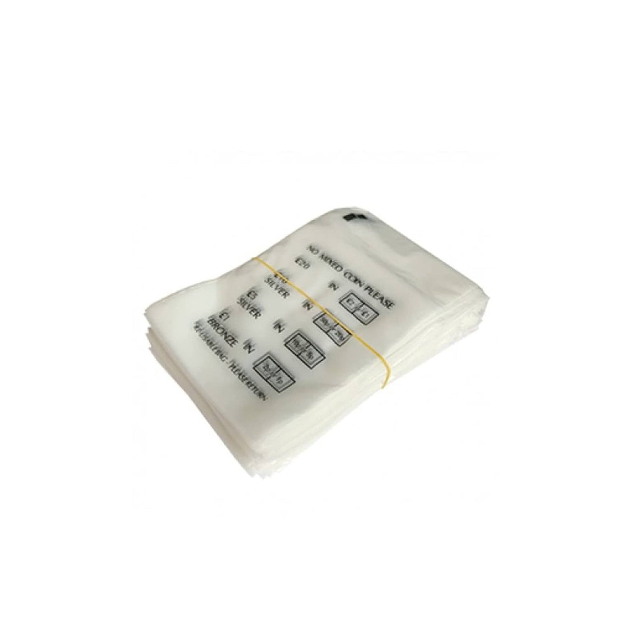 CLEAR BAG 27.5x45.5x150 mic.[BANK COINS]